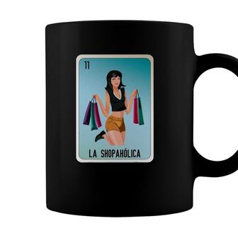 La Shopaholica Mexican Lottery Bingo Cards Coffee Mug - Seseable