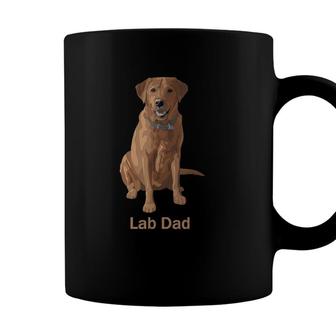 Lab Dad Fox Red Labrador Retriever Dog Lovers Gift Coffee Mug - Seseable
