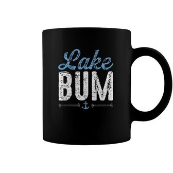 Lake Bum Funny Summer Vacation Boating Beach Bum Coffee Mug | Mazezy