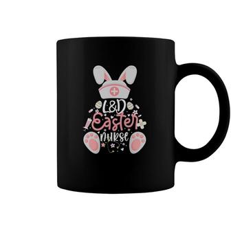 L&D Easter Day Nurse Outfit Bunny Labor And Delivery Easter Coffee Mug | Mazezy