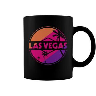 Las Vegas Beach Retro Sunset Summer Coffee Mug - Seseable