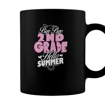 Last Day Of School Bye Bye 2Nd Grade Hello Summer Girls Coffee Mug - Seseable