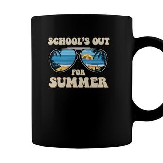 Last Day Of School Schools Out For Summer Teacher Vintage Coffee Mug - Seseable