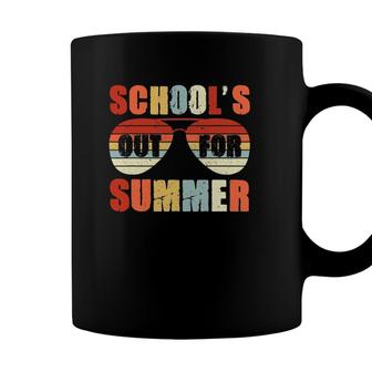 Last Day Of Schools Out For Summer Teacher Retro Vintage Coffee Mug