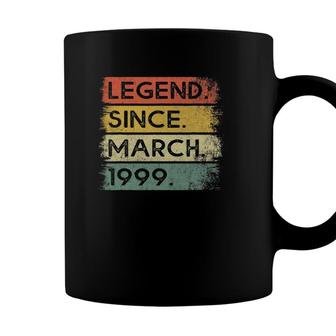 Legend Since March 1999 22Nd Birthday Gifts 22 Years Old Coffee Mug - Seseable