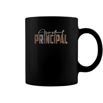 Leopard Assistant Principal Funny Job Title School Worker Coffee Mug | Mazezy
