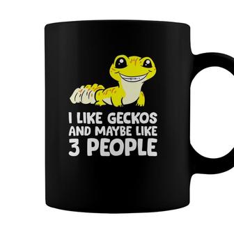 Leopard Gecko I Like Geckos And Maybe Like 3 People Coffee Mug - Seseable