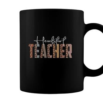 Leopard Headstart Teacher Funny Job Title School Worker Coffee Mug - Seseable