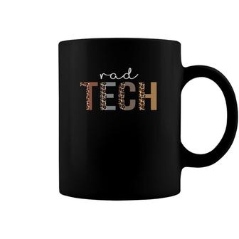 Leopard Rad Tech Appreciation Healthcare Workers Coffee Mug | Mazezy