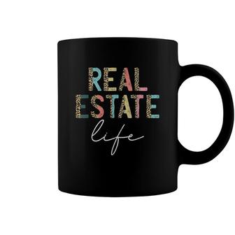 Leopard Real Estate Life Agent Realtor Investor Home Broker Coffee Mug - Seseable