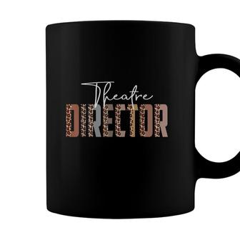 Leopard Theatre Director Funny Job Title School Worker Coffee Mug - Seseable
