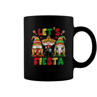 Lets Fiesta Cinco De Mayo Latin Gnomes Mexican Party Poncho Coffee Mug - Seseable