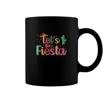 Lets Fiesta Party Decoration Gift For Human Coffee Mug - Seseable