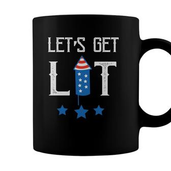 Lets Get Lit July Independence Day Great 2022 Coffee Mug - Seseable