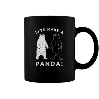 Lets Make A Panda Funny Bear Graphic Tee Coffee Mug | Mazezy