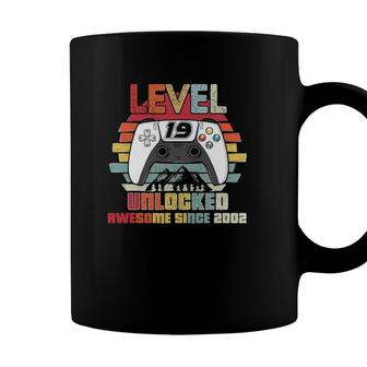 Level 19 Unlocked Video Gamer 19 Years Old 19 Birthday Gifts Coffee Mug - Seseable