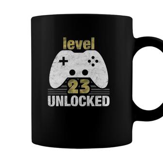 Level 23 Unlocked 23Rd Birthday 23 Years Old Gift For Gamers Coffee Mug - Seseable