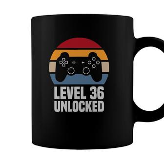 Level 36 Unlocked 36Th Birthday 36 Years Old Video Gamer Coffee Mug - Seseable