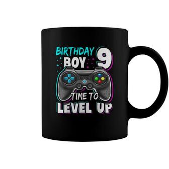 Level 9 Unlocked Awesome Video Game 9Th Birthday Boys Kids Coffee Mug - Seseable