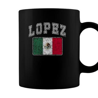 Lopez Family Last Name Pride Cinco De Mayo Top Coffee Mug - Seseable
