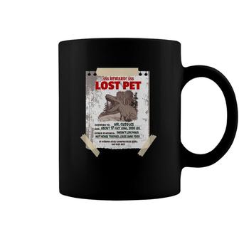 Lost Pet Tyrannosaurus Dinosaur Dinorex Wanted Coffee Mug | Mazezy