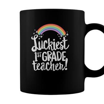 Luckiest 1St Grade Teacher St Patricks Day School Coffee Mug - Seseable