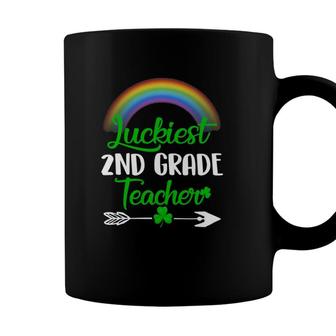 Luckiest 2Nd Grade Teacher St Patricks Day 2Nd Grade Teacher Coffee Mug - Seseable