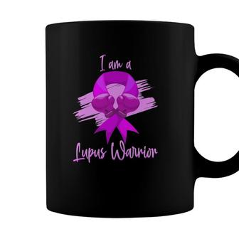 Lupus Warrior Purple Awareness May Month Ribbon Lupus Gift Coffee Mug