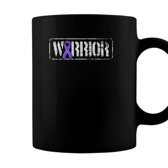 Lupus Warrior - Purple Military Style Awareness Ribbon Coffee Mug - Seseable