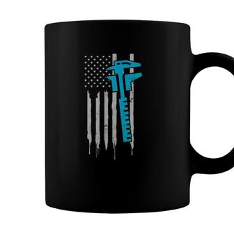 Machinist 4Th Of July Us American Flag Gift Coffee Mug - Seseable