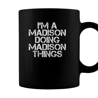Madison Funny Surname Family Tree Birthday Reunion Gift Idea Coffee Mug - Seseable