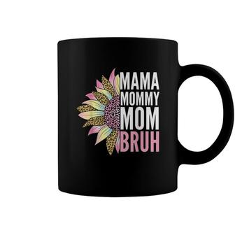 Mama Mommy Mom Bruh Sunflower Women Boys Girls Kids Coffee Mug - Seseable