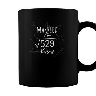 Math 23Rd Anniversary Gift Married Square Root Of 529 Years Coffee Mug - Seseable