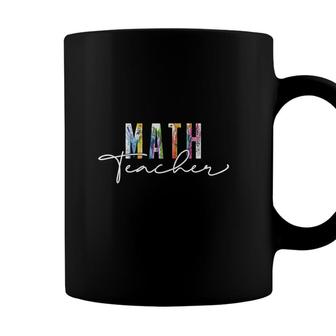 Math Teacher Basic Awesome Colorful Design Coffee Mug - Seseable