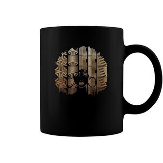 Melanin Queen African American Afro Hair Strong Black Woman Coffee Mug | Mazezy