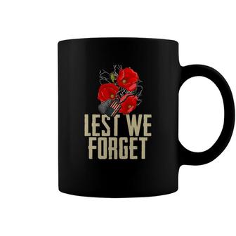 Memorial Day Dog Tag - Lest We Forget Coffee Mug - Seseable