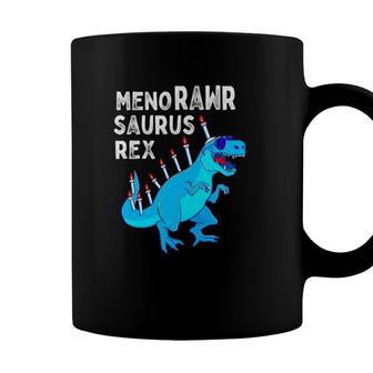 Menorawrsaurus Rex Hanukkah Dinosaurrex Rawr Boys Gift Coffee Mug - Seseable