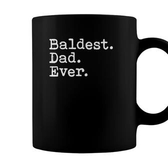 Mens Baldest Dad Ever Funny Best Dad Ever Parody Coffee Mug - Seseable