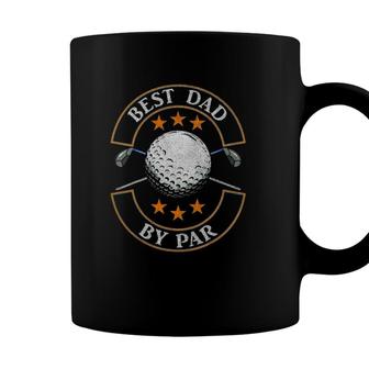 Mens Best Dad By Par Golf Lover Sports Fathers Day Gifts Coffee Mug - Seseable