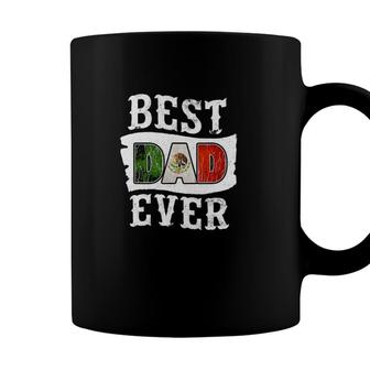 Mens Best Dad Ever Fathers Day Mexican Flag Mexico Coffee Mug - Seseable