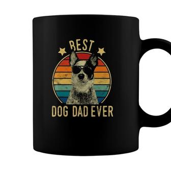 Mens Best Dog Dad Ever Australian Cattle Dog Fathers Day Gift Coffee Mug - Seseable