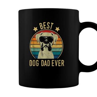 Mens Best Dog Dad Ever Boxer Fathers Day Coffee Mug - Seseable