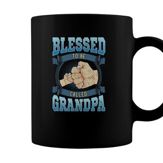 Mens Blessed To Be Called Grandpa Gifts Grandpa Fathers Day Coffee Mug - Seseable