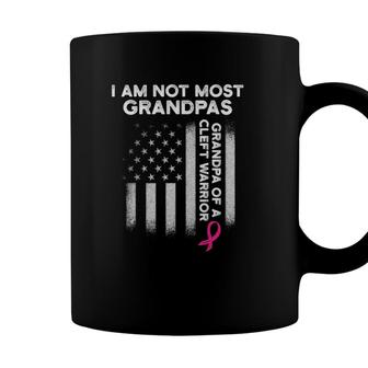Mens Cleft Palate Lip Most Grandpa Cleft Strong Awareness Coffee Mug - Seseable