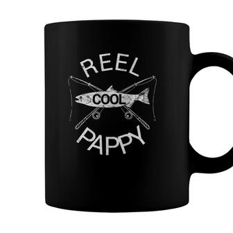 Mens Fathers Day Gift Reel Cool Pappy Grandpa Papa Grandad Dad Coffee Mug - Seseable