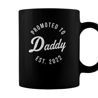 Mens Funny 1St Time Dad Est 2022 New First Fathers Hood Day Coffee Mug - Seseable