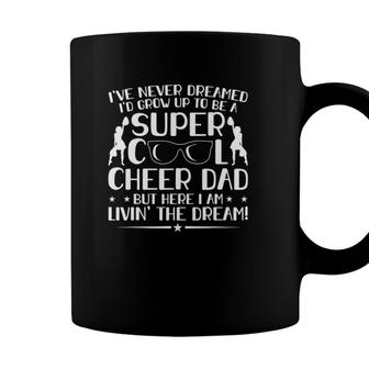Mens Funny Cheerleading Dad Cheer Dad Cheerleading Fathers Day Coffee Mug - Seseable