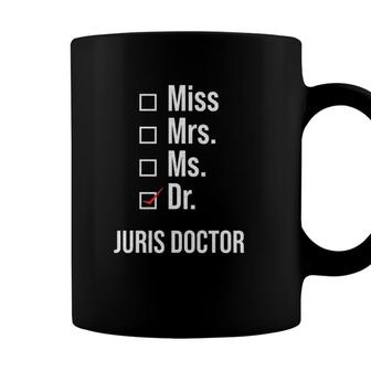 Mens Juris Doctor Of Jurisprudence Dr Law School Graduation Coffee Mug - Seseable