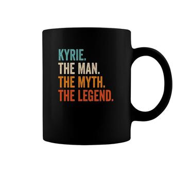 Mens Kyrie The Man The Myth The Legend First Name Kyrie Coffee Mug | Mazezy