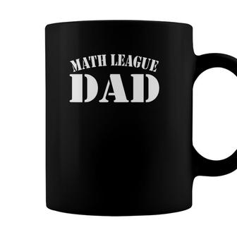 Mens Math League Dad Cute Funny Proud Father Coffee Mug - Seseable